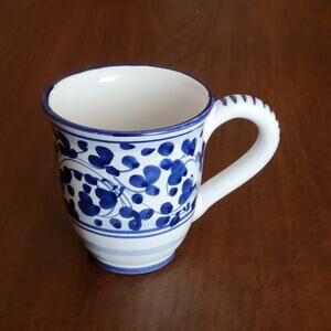 Vintage 2003 Starbucks Barista ceramic mug hand-painted in Italy